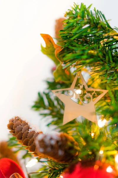 Soft Focus Christmas Tree Decorations — Stock Photo, Image