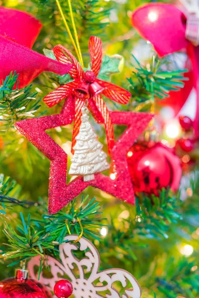 Soft Focus Christmas Tree Decorations — Stock Photo, Image