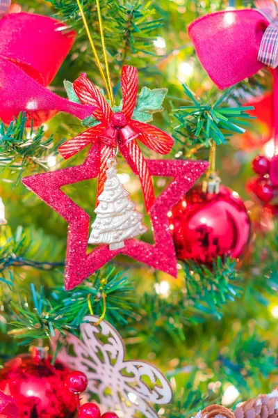 Soft Focus Christmas Tree Decorations — Stock Photo, Image