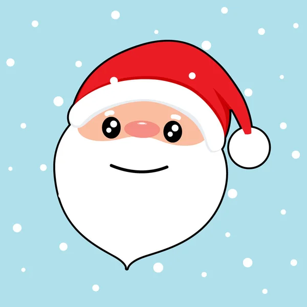 Santa Claus. Christmas background. Christmas Greeting Card. — Stock vektor