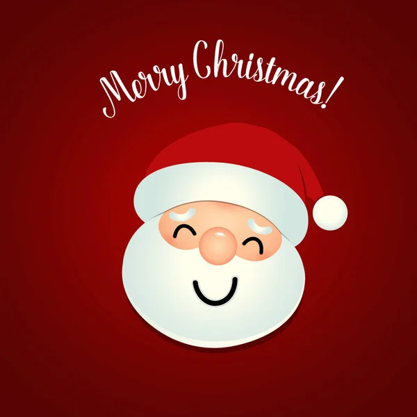 Boże Narodzenie z życzeniami z Boże Narodzenie Santa Claus. Iluś wektor — Wektor stockowy
