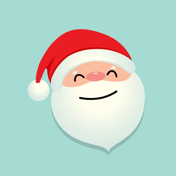 Vakantie kerst achtergrond met Santa Claus cartoon. Vector il — Stockvector