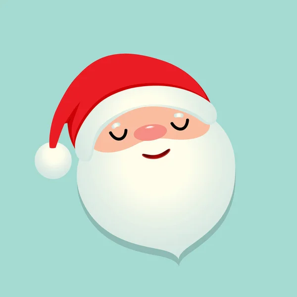 Vakantie kerst achtergrond met Santa Claus cartoon. Vector il — Stockvector