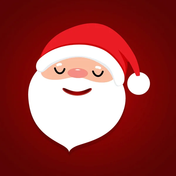 Urlaub Weihnachten Hintergrund mit Santa Claus Cartoon. Vektor il — Stockvektor