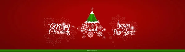 Weihnachtsgrußkarte. Weihnachten Hintergrund mit frohen Weihnachten — Stockvektor