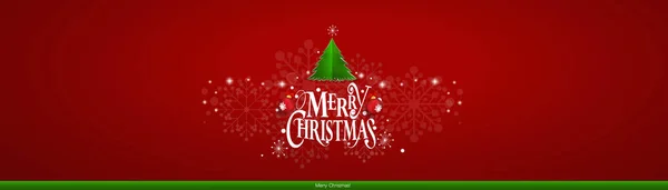 Christmas Greeting Card. Christmas Background with Merry Christm — Stock vektor
