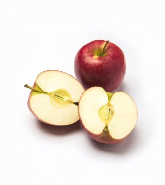 izole Kırmızı elma