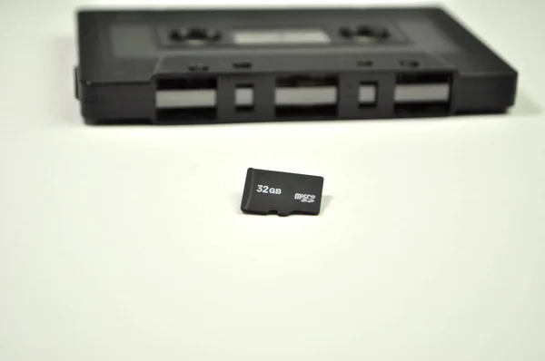 Μαύρη Micro SD — Φωτογραφία Αρχείου