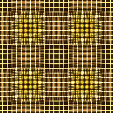 Geometrik kaotik keskin elemanları ile altın seamless modeli. VEC