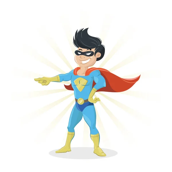 Jeune super héros — Image vectorielle