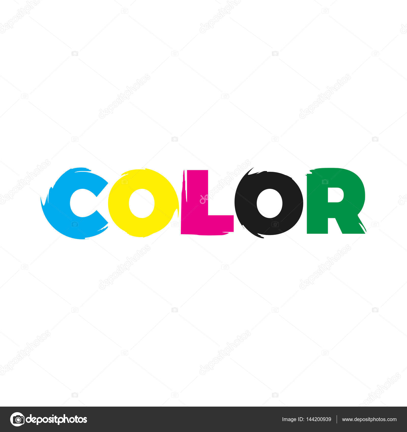 Color Paint Logo Stock Vector Blahha 144200939