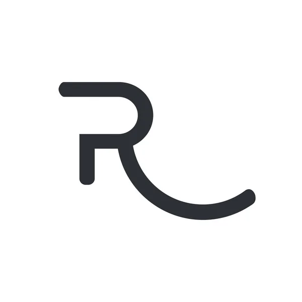 Letter R logo — Stock Vector