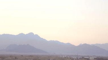 Çöl dağlar panorama