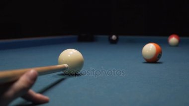 Amerikan Havuzu, Bilardo cep Füze atış sekiz top