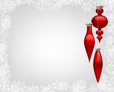 Noel arka plan ile teardrops