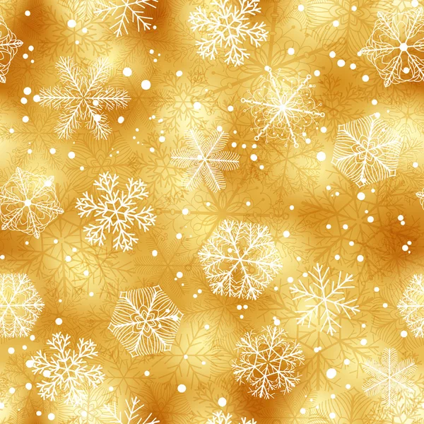 Snowflakes repeating pattern — Stockový vektor