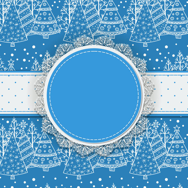 Christmas card with space for text