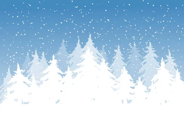 Bleu fond d'hiver — Image vectorielle