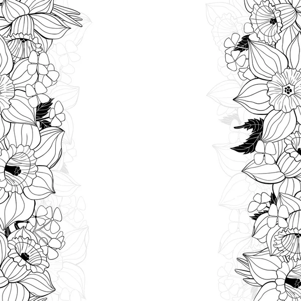 Voorjaar bloemen achtergrond — Stockvector