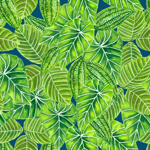 Tropical leaves pattern