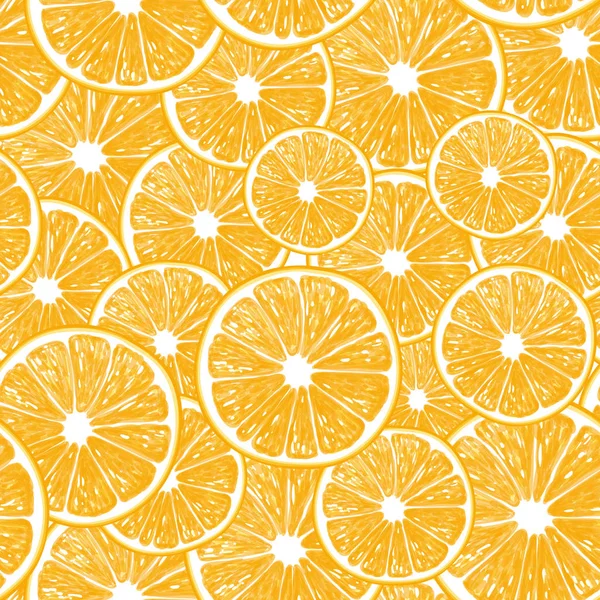 Sinaasappelen naadloze patroon — Stockvector