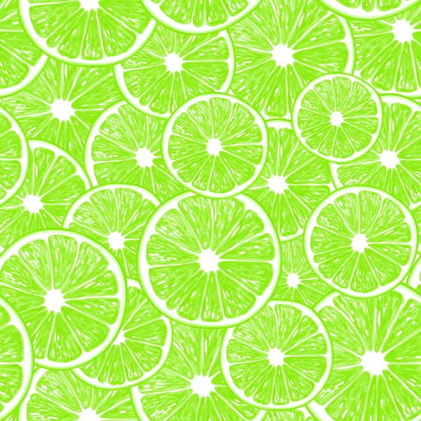 Lime slices pattern — Free Stock Photo