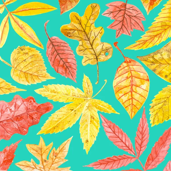 Sonbahar suluboya deseni