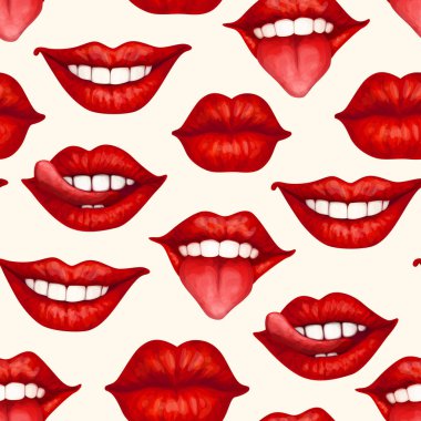 dudakları seamless modeli