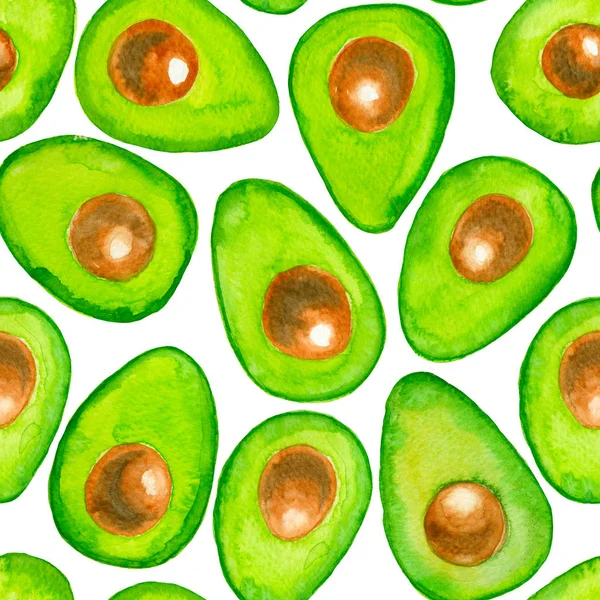 Avocado naadloos patroon — Gratis stockfoto