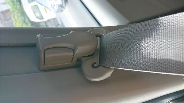 Ceinture de sécurité voiture intérieure. cette image pour véhicule, conduire, transpo — Photo