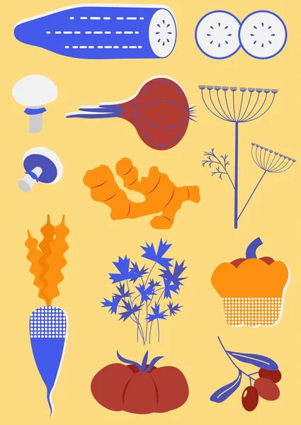 Stilize sebze kümesi