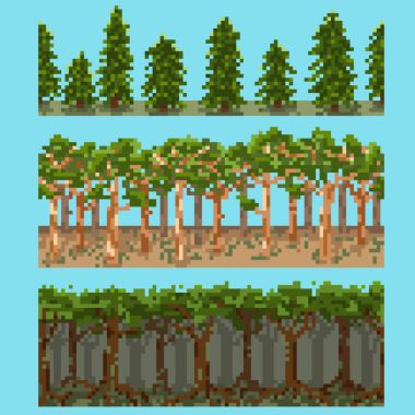 Piksel sorunsuz öğeleri kümesi