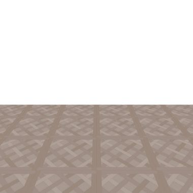 Ahşap zemin üzerinde şeffaf arka plan izole. Perspektif görünümü Tasarım için gerçekçi koyu kahverengi ahşap yüzey