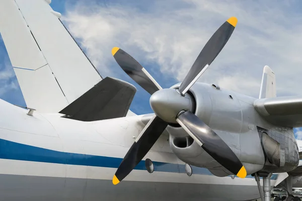 Turboprop-Triebwerk für Flugzeuge — Stockfoto