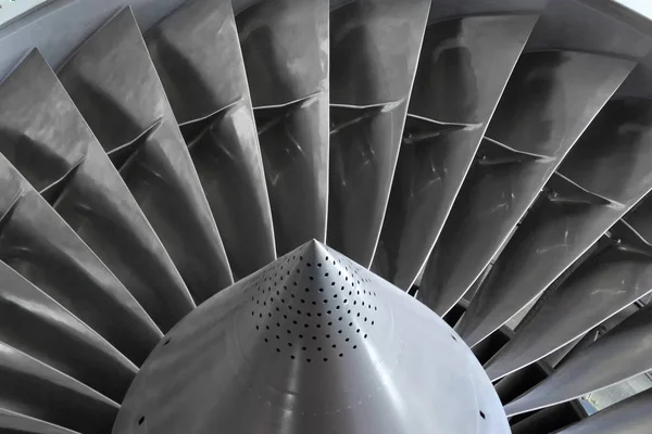 Турбина турбореактивного двигателя — стоковое фото