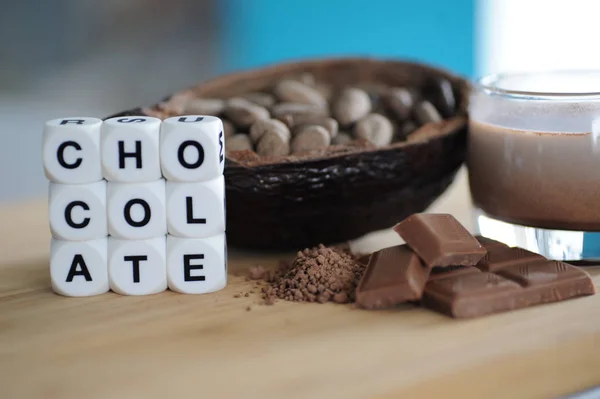 Beans of cocoa — Stock Photo, Image