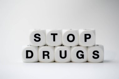 drugs dice letters clipart