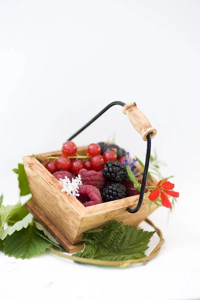 red fruit basket