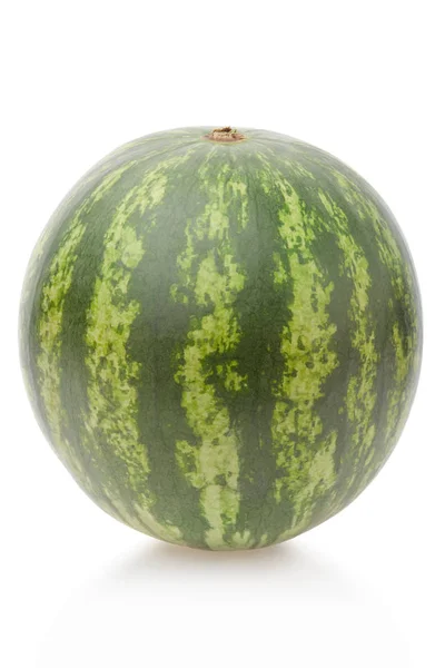 Mini watermelon on white, clipping path — Stock Photo, Image