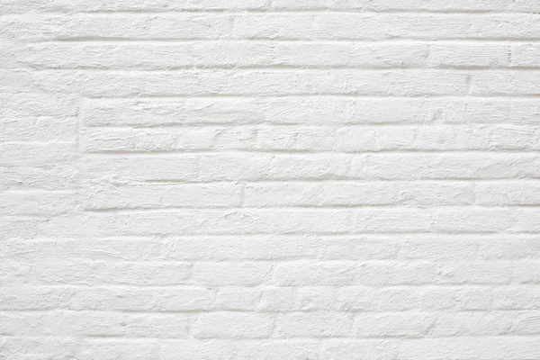 White painted bricks wall background — Stock Photo, Image