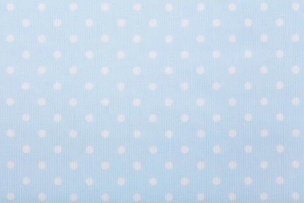 Polka dot soluk mavi kumaş arka plan, yüksek çözünürlüklü — Stok fotoğraf