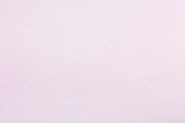 Pastel pink polka dot fabric background — Stock Photo, Image