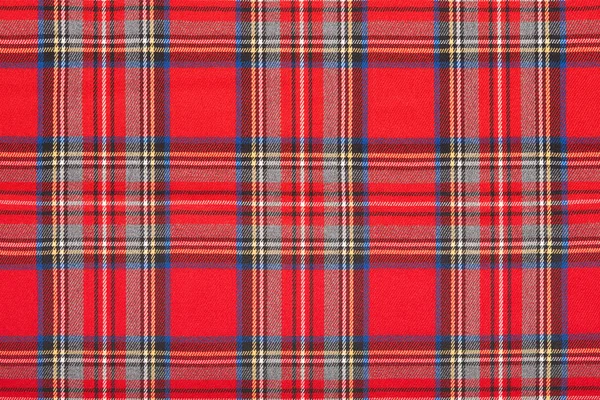 Красный тартан шотландская текстура фона — стоковое фото
