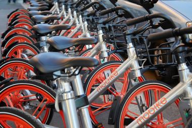 Mobike ücretsiz kayan bisiklet, Bisiklet Milan'da paylaşımı
