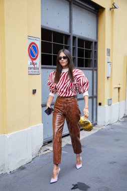 Milan, İtalya - 22 Eylül 2019: Gilda Ambrosio