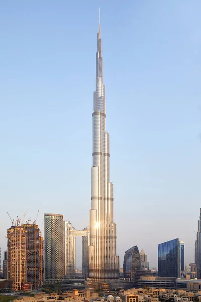 Dubaj Spojené Záznamy Arabu 2019 Mrakodrap Burj Khalifa Město Dubaj — Stock fotografie