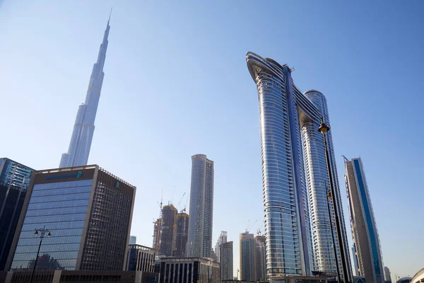 Dubai Emirati Arabi Uniti Novembre 2019 Grattacielo Burj Khalifa Indirizzo — Foto Stock