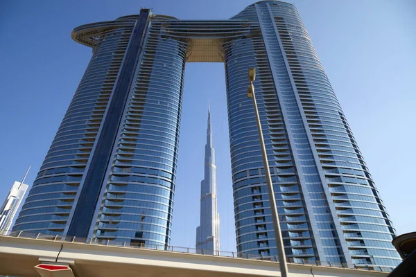 Dubai Emiratos Árabes Unidos Noviembre 2019 Dirección Sky View Hotel —  Fotos de Stock