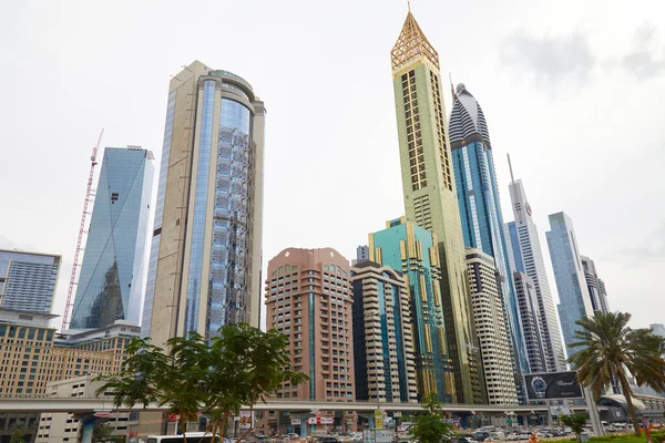 Dubai Rli Arab Emirates Kasım 2019 Sheikh Zayed Yolu Modern — Stok fotoğraf