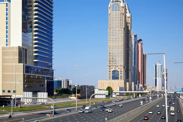 Dubai Emiratos Árabes Unidos Noviembre 2019 Sheikh Zayed Vista Del —  Fotos de Stock